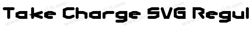 Take Charge SVG Regular字体转换